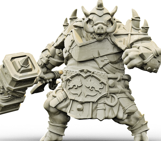 Brayan Nafarrate - Bestiary #4 - Wereboar #1 - DnD/TTRPG Figure/Miniature