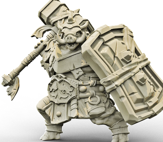 Brayan Nafarrate - Bestiary #4 - Wereboar #3 - DnD/TTRPG Figure/Miniature