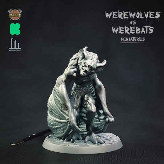 Masons Miniatures - Werebat #2 - DnD/TTRPG Figure/Miniature