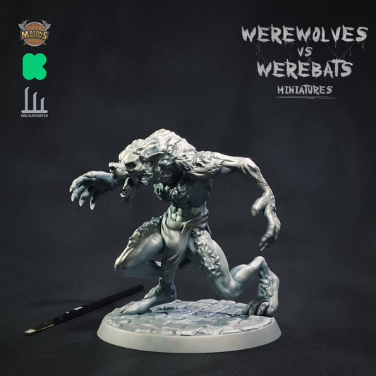 Masons Miniatures - Werewolf #3 - DnD/TTRPG Figure/Miniature