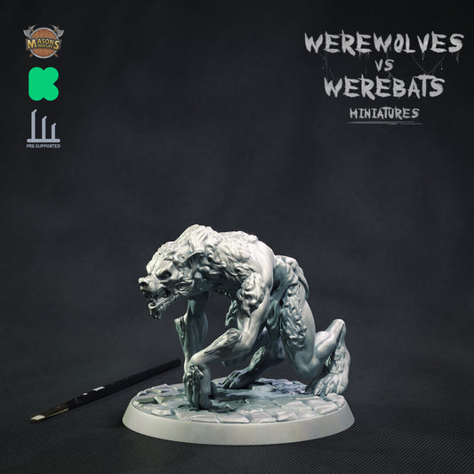 Masons Miniatures - Werewolf #5 - DnD/TTRPG Figure/Miniature