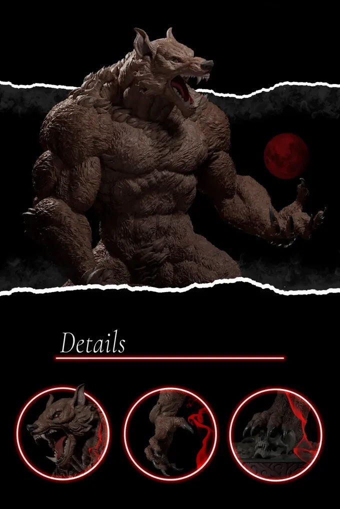 Ounce Art - Chronica of Exorcist - Werewolf - 75/120mm Pin Up/Figure/Model/Diorama