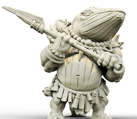 Brayan Nafarrate - Bestiary #4 - Blue Whalekin #3 - DnD/TTRPG Figure/Miniature