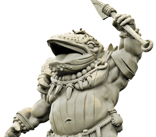 Brayan Nafarrate - Bestiary #4 - Blue Whalekin #4 - DnD/TTRPG Figure/Miniature