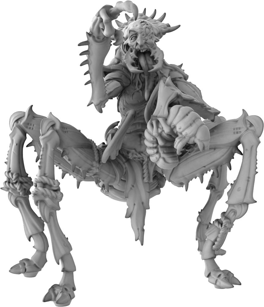 Bemazz Miniatures - Unstoppable Horde - Plague Witch - DnD/TTRPG Figure/Miniature