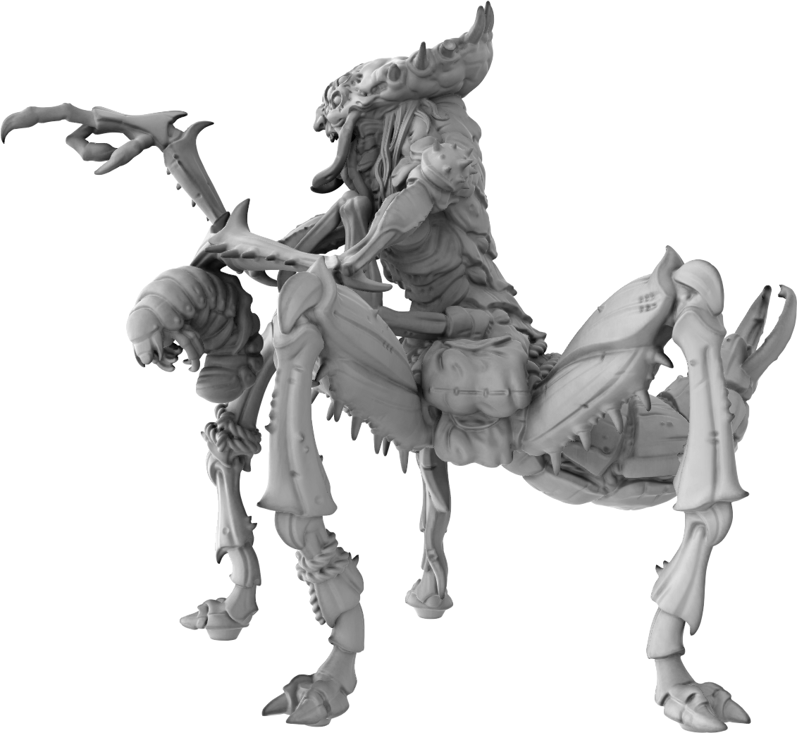 Bemazz Miniatures - Unstoppable Horde - Plague Witch - DnD/TTRPG Figure/Miniature