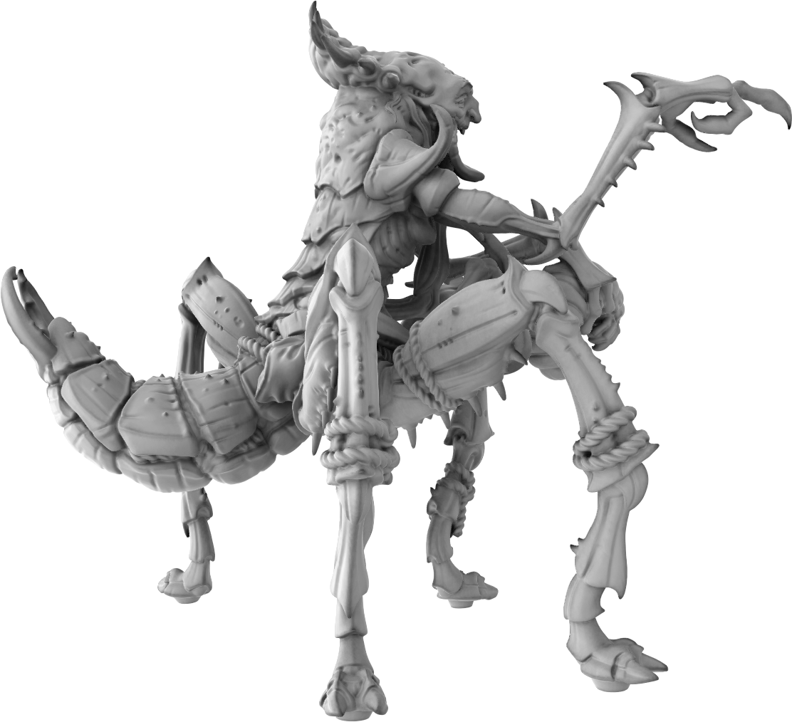 Bemazz Miniatures - Unstoppable Horde - Plague Witch - DnD/TTRPG Figure/Miniature