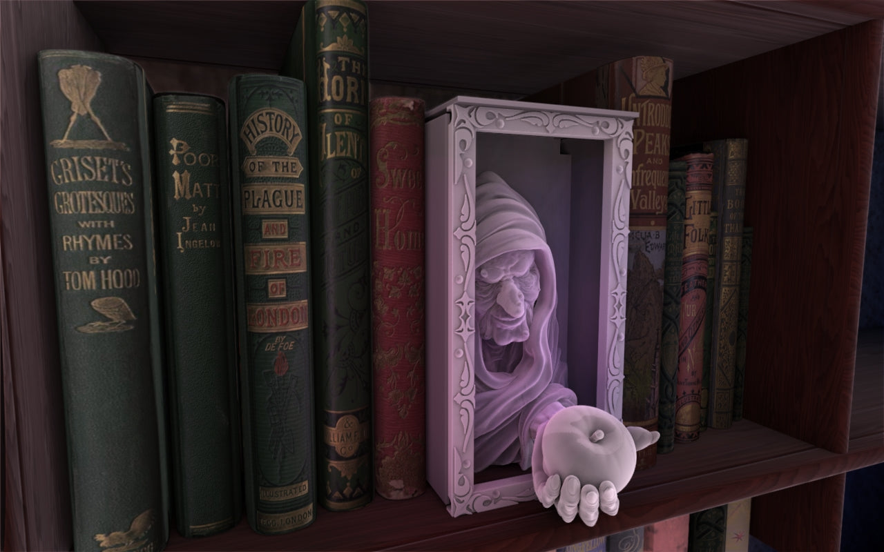 Crosslances - Book Nook/Shelf Insert - Wicked Witch