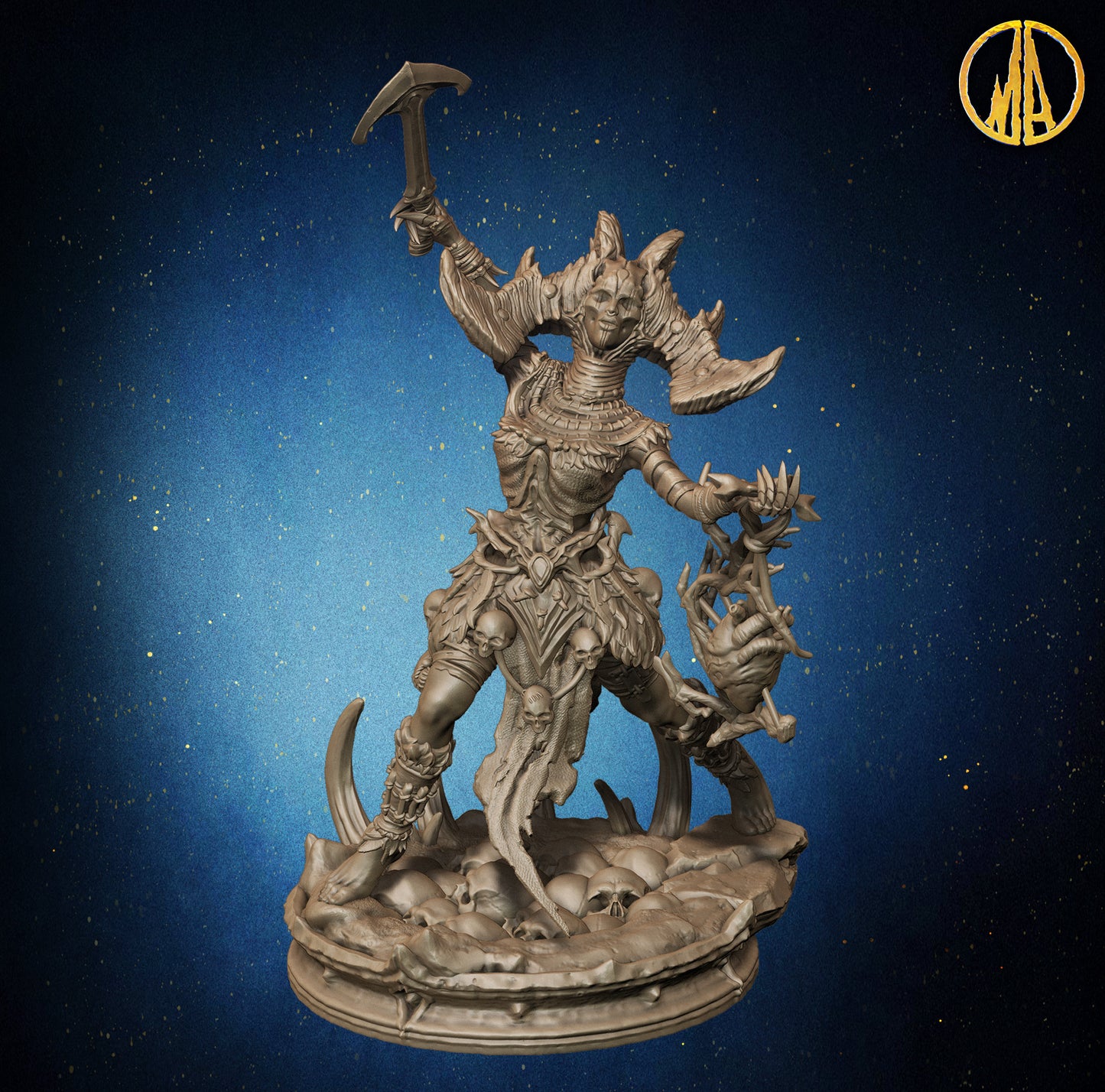 Monolith Arts - Whispering Forest - Witch Doctor Female #2 - DnD/TTRPG Figure/Miniature