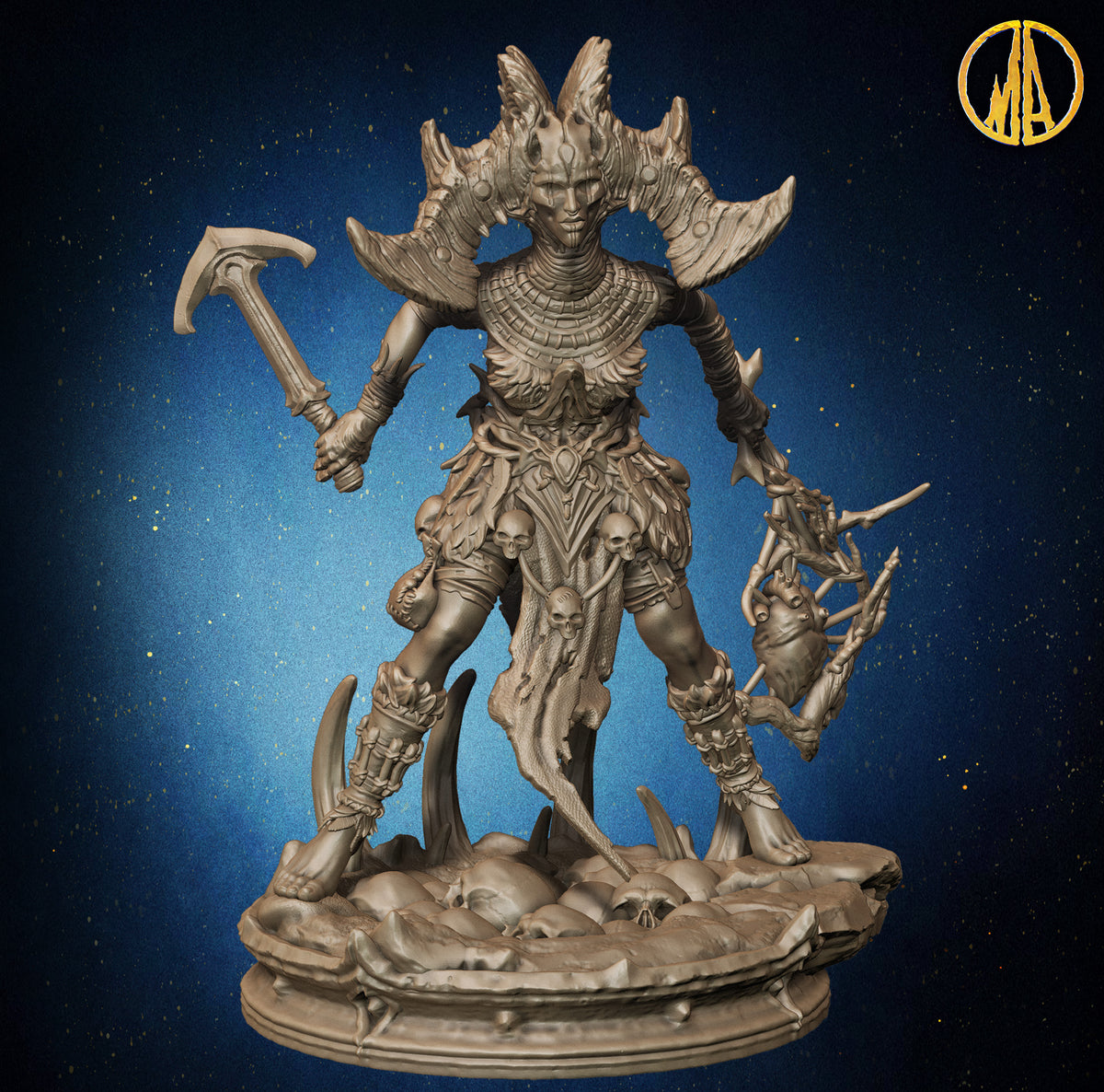 Monolith Arts - Whispering Forest - Witch Doctor Female #4 - DnD/TTRPG Figure/Miniature