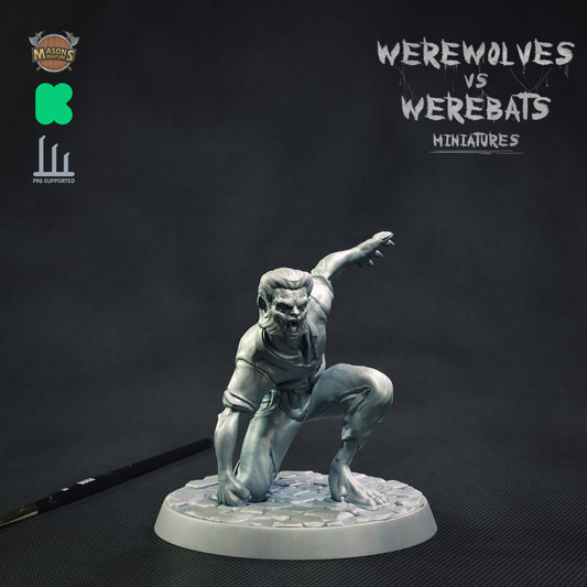 Masons Miniatures - Wolfman #2 - DnD/TTRPG Figure/Miniature