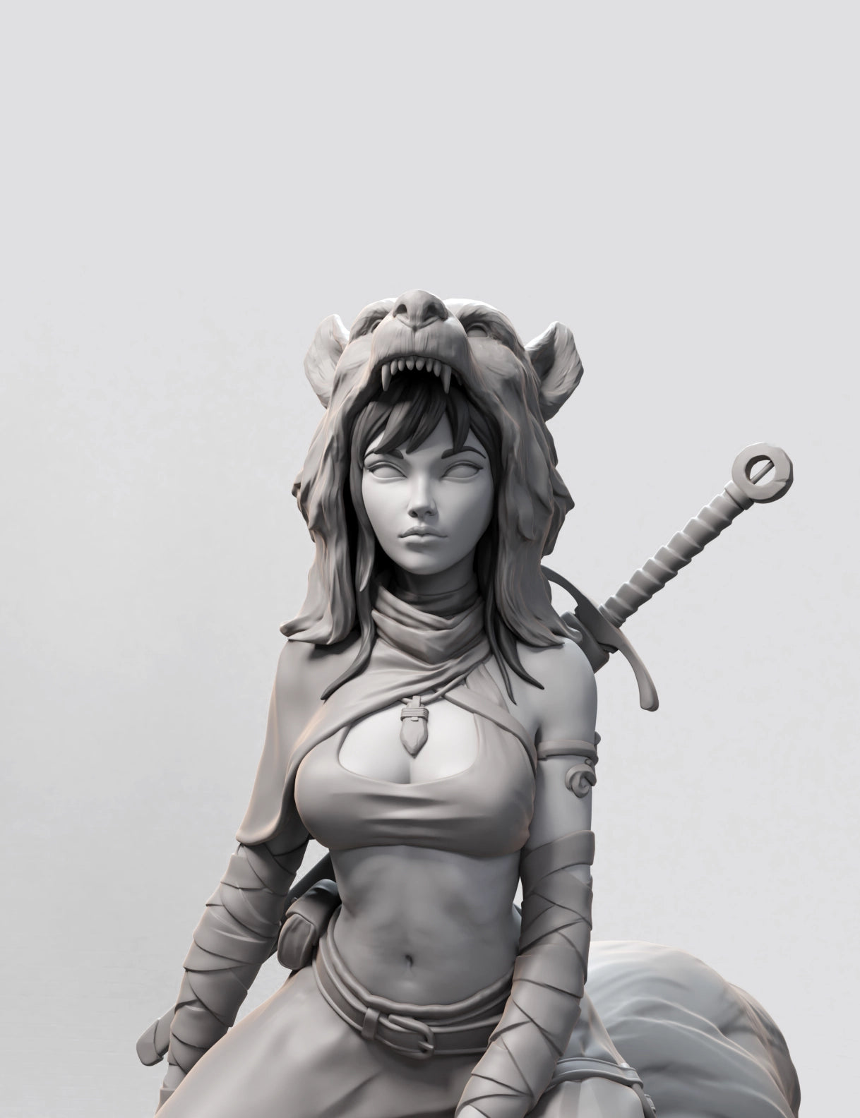 Arxila - Wolfrider (Mounted) - 3 Poses - 160mm Pin Up/Figure/Model/Diorama