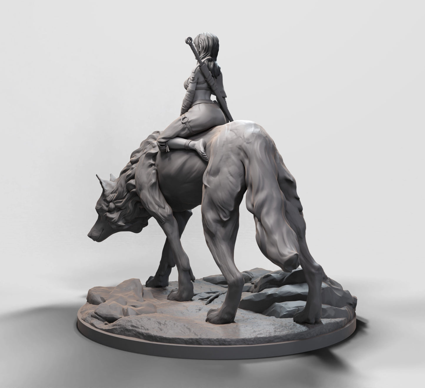 Arxila - Wolfrider (Mounted) - 3 Poses - 160mm Pin Up/Figure/Model/Diorama