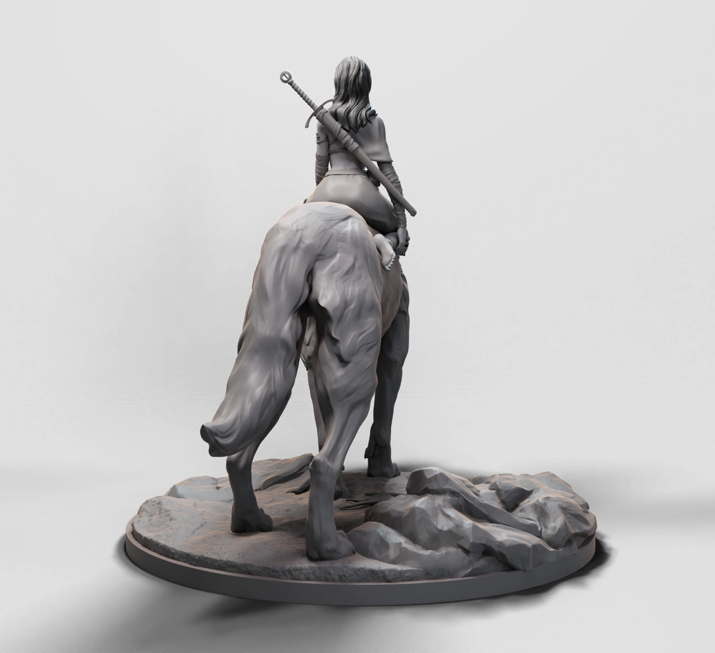 Arxila - Wolfrider (Mounted) - 3 Poses - 160mm Pin Up/Figure/Model/Diorama