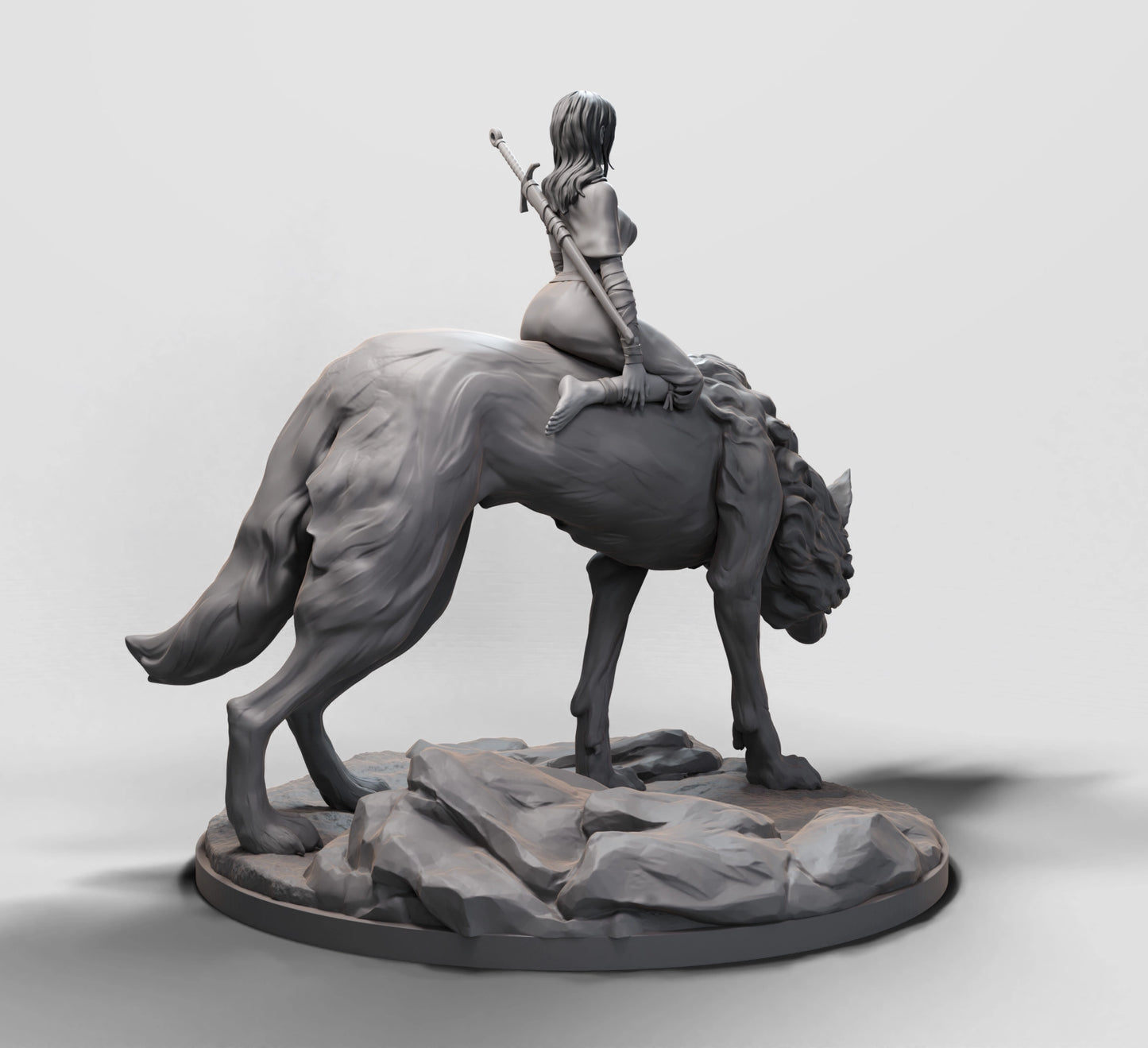 Arxila - Wolfrider (Mounted) - 3 Poses - 160mm Pin Up/Figure/Model/Diorama