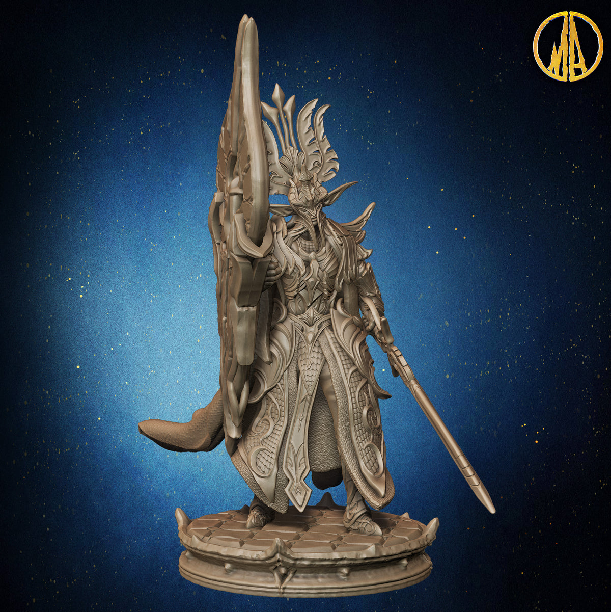 Monolith Arts - Whispering Forest - Wood Elf Female #3 - DnD/TTRPG Figure/Miniature