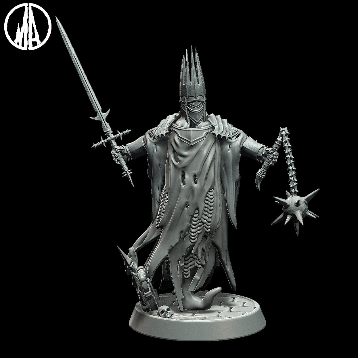Monolith Arts - Lost Souls - Wraith King - DnD/TTRPG Figure/Miniature