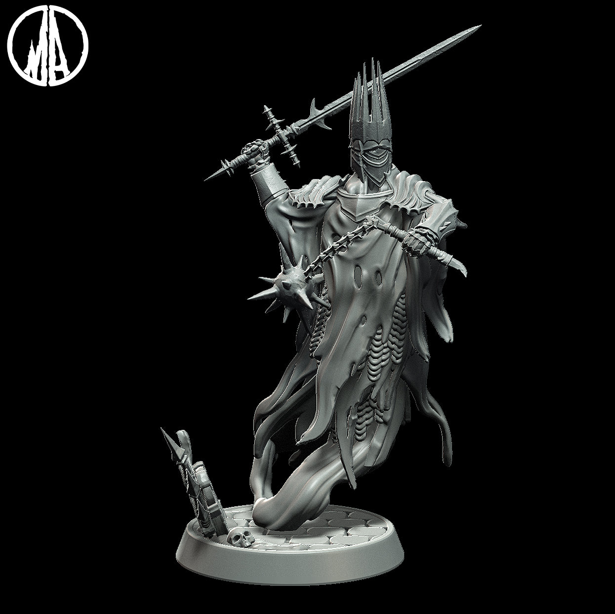 Monolith Arts - Lost Souls - Wraith King - DnD/TTRPG Figure/Miniature