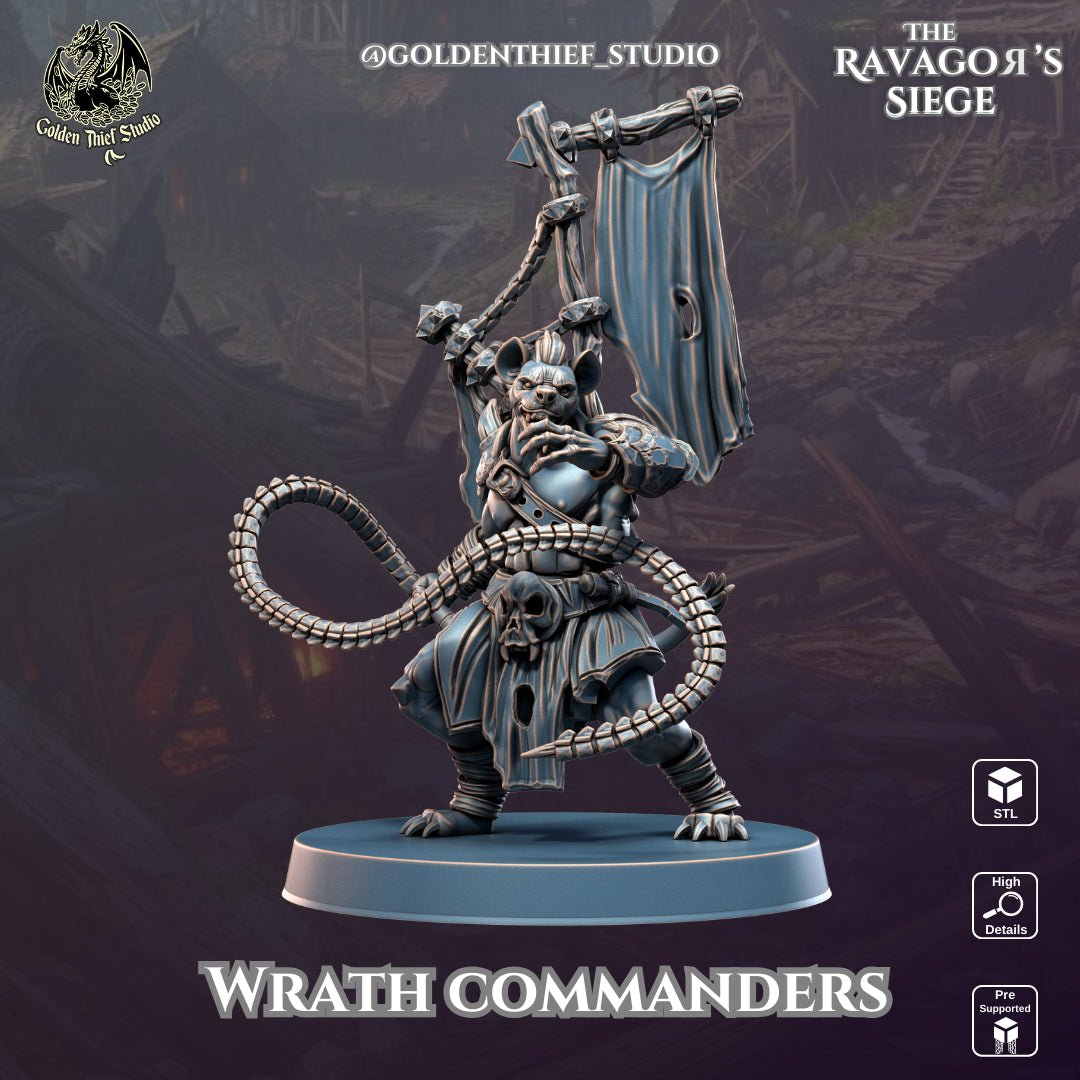 Golden Thief Studio - Wrath Commanders - DnD/TTRPG Figure/Miniature