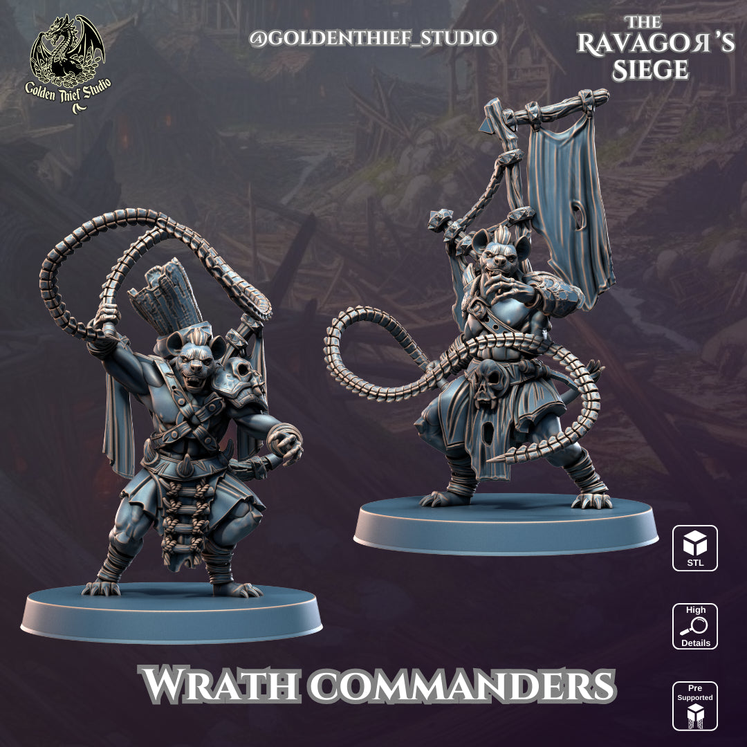 Golden Thief Studio - Wrath Commanders - DnD/TTRPG Figure/Miniature