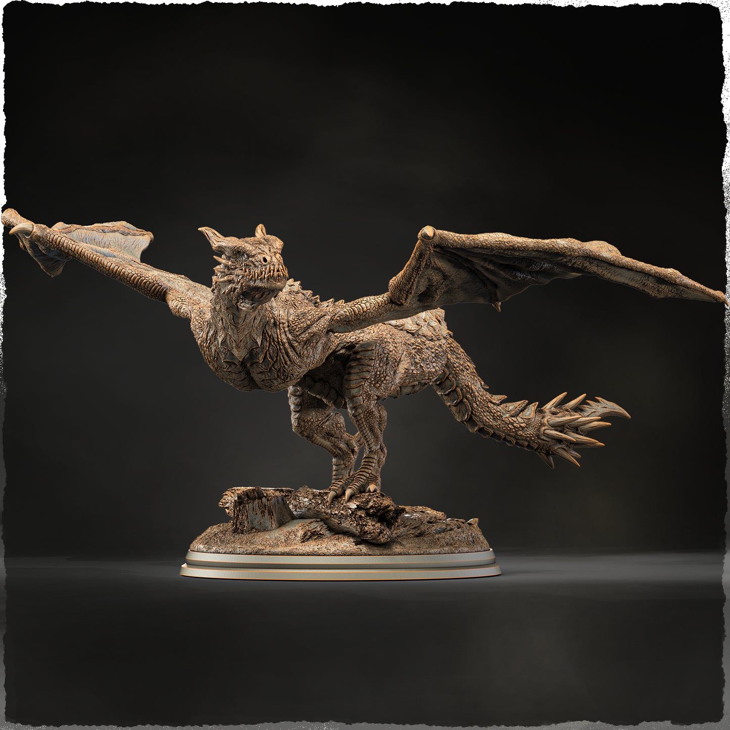 Evox Arts - World Dragons #2 - European Wyvern - DnD/TTRPG Figure/Miniature
