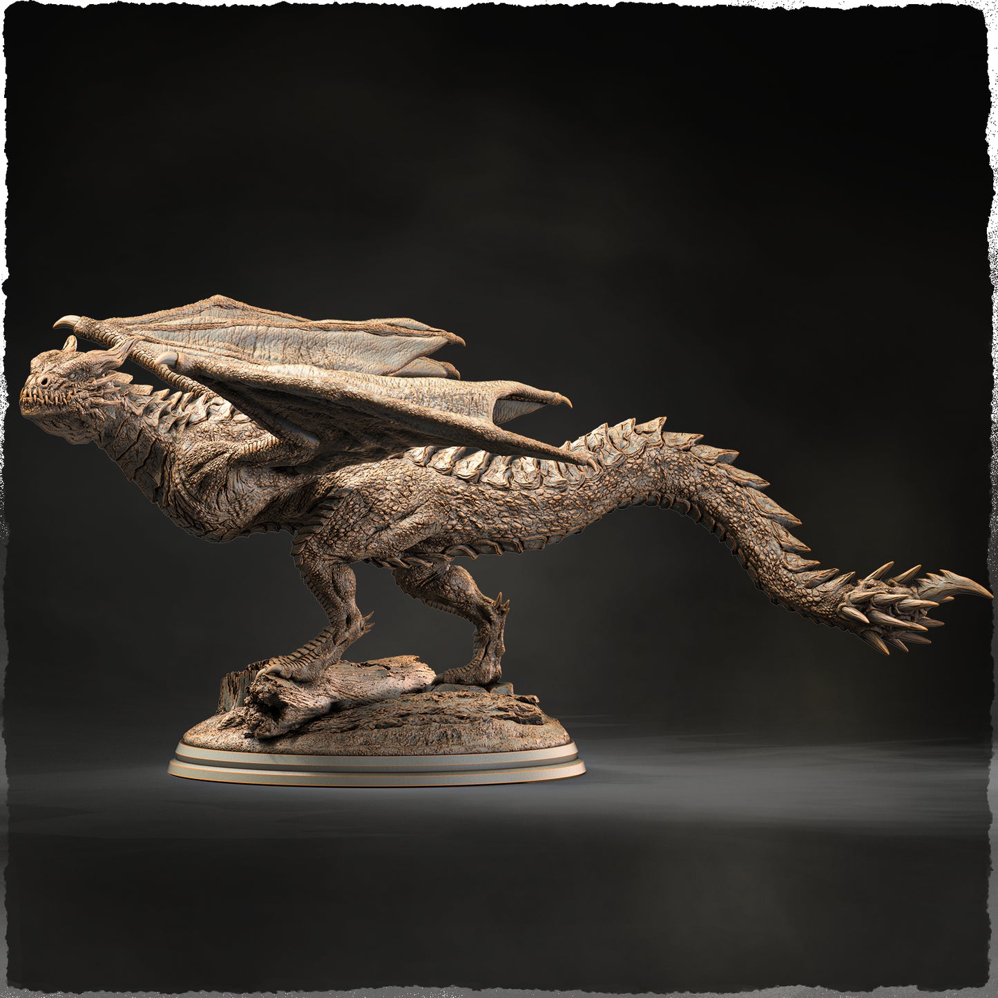 Evox Arts - World Dragons #2 - European Wyvern - DnD/TTRPG Figure/Miniature