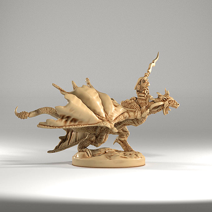 Medusa Miniatures - Orc Elite Wyvern Rider - DnD/TTRPG/Roleplaying/Wargames