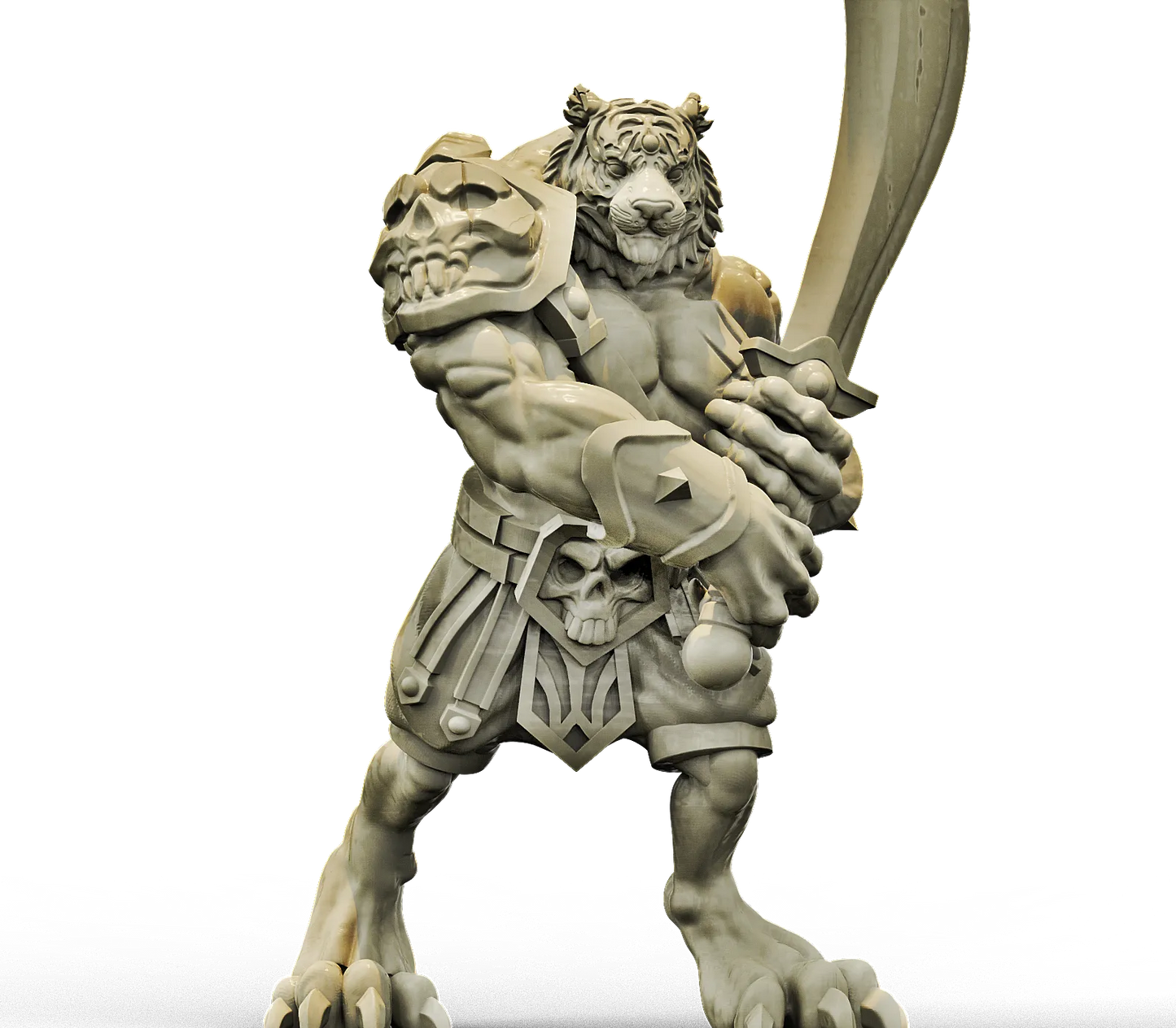 Brayan Nafarrate - Bestiary #4 - Tigerfolk Male - DnD/TTRPG Figure/Miniature