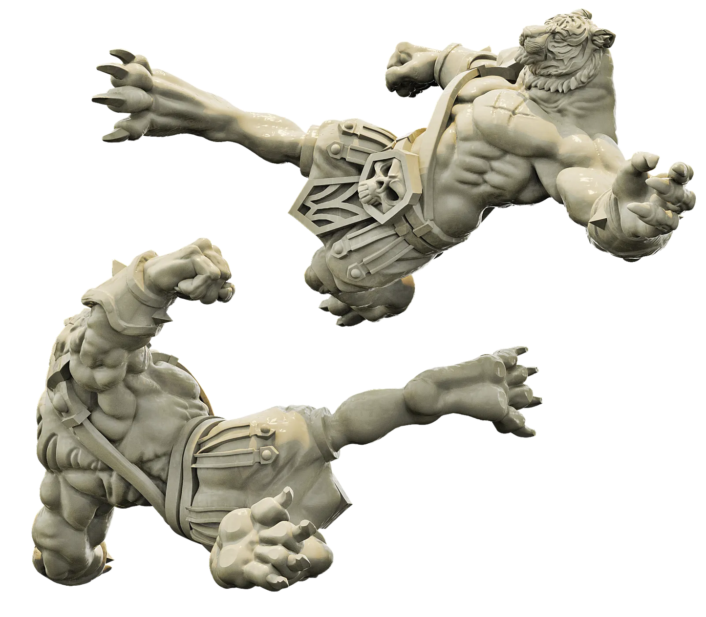 Brayan Nafarrate - Bestiary #4 - Tigerfolk Male - DnD/TTRPG Figure/Miniature