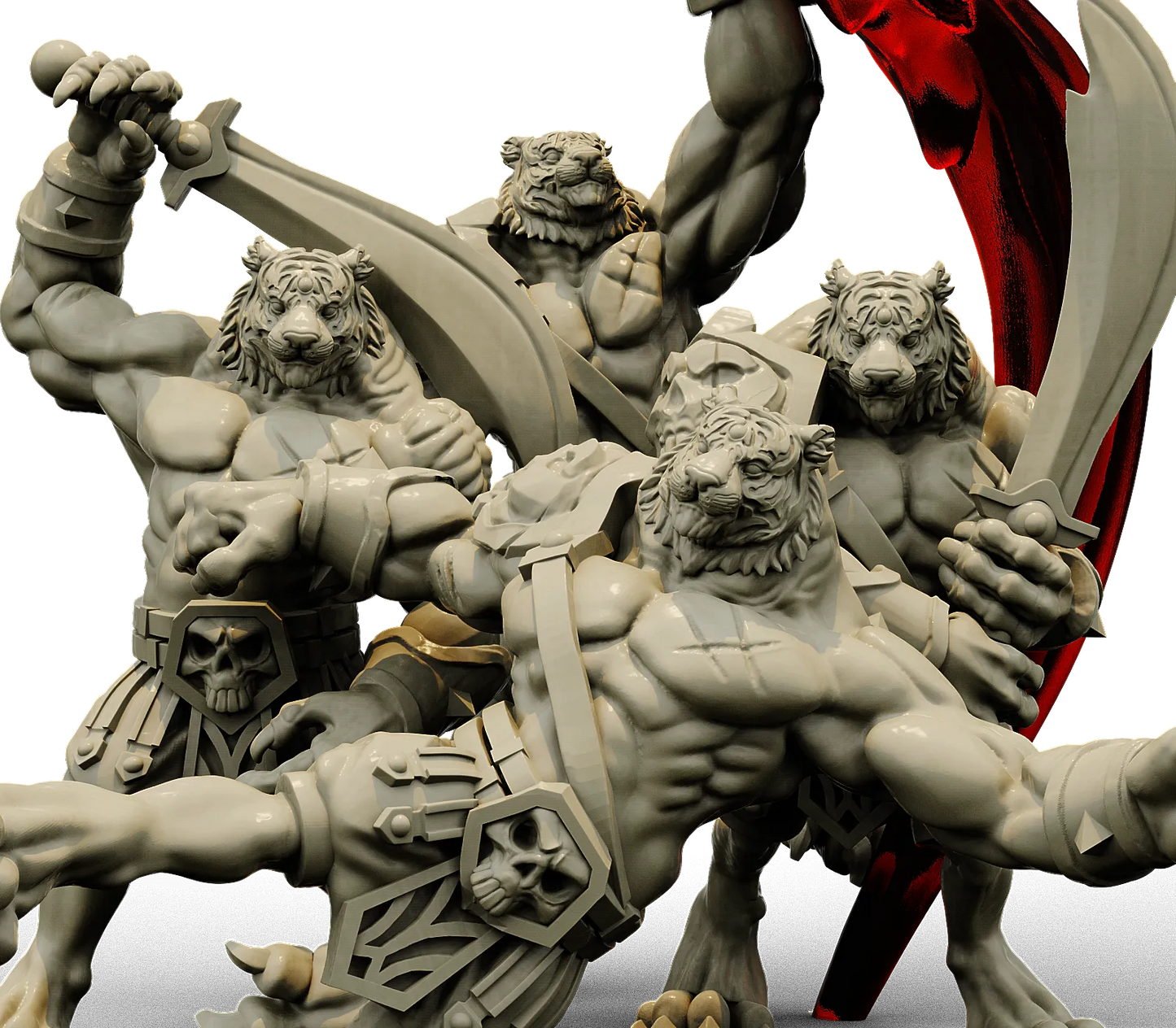 Brayan Nafarrate - Bestiary #4 - Tigerfolk Male - DnD/TTRPG Figure/Miniature
