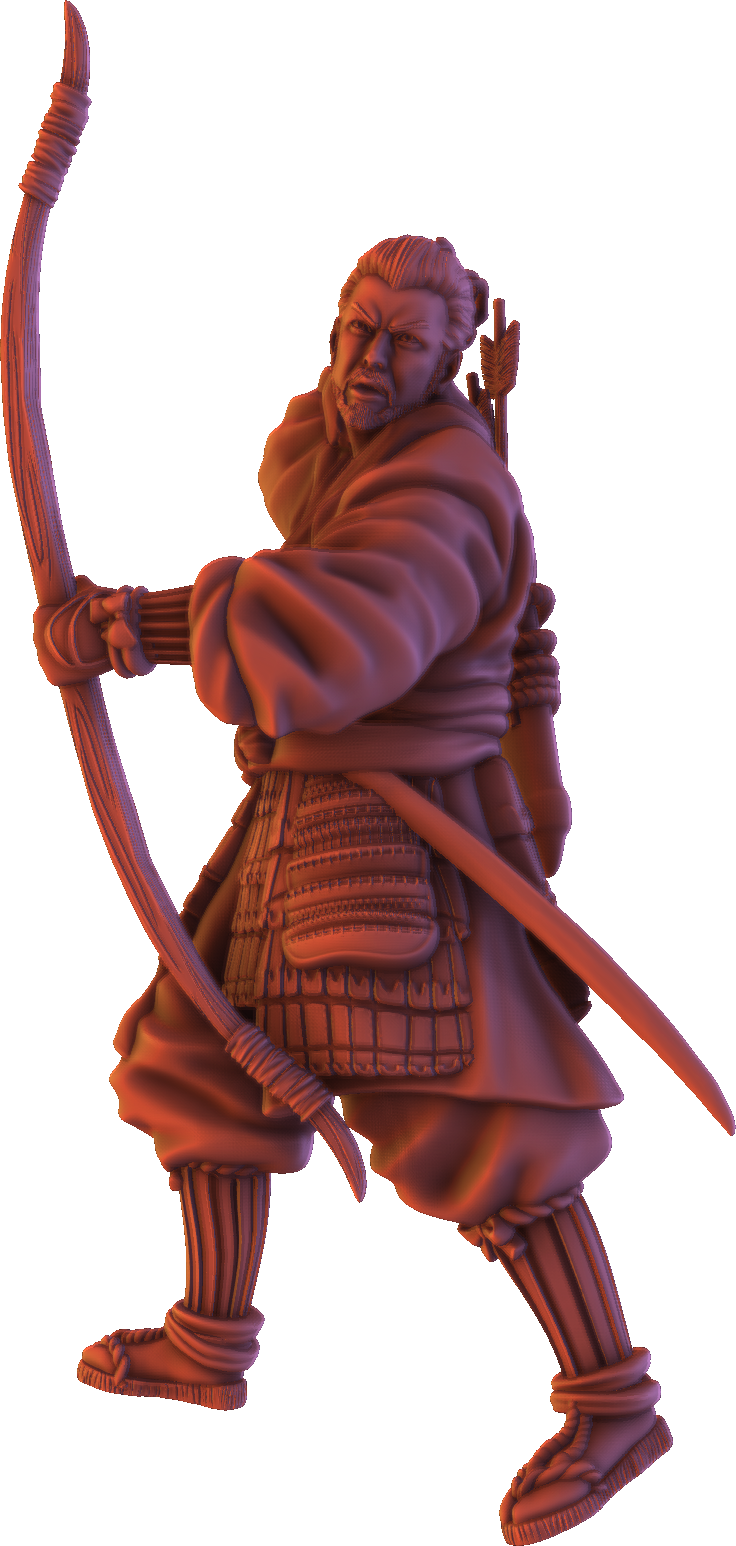 Forged Path - Tokugawa Bushido - Yumi - DnD/Pathfinder/TTRPG Figure