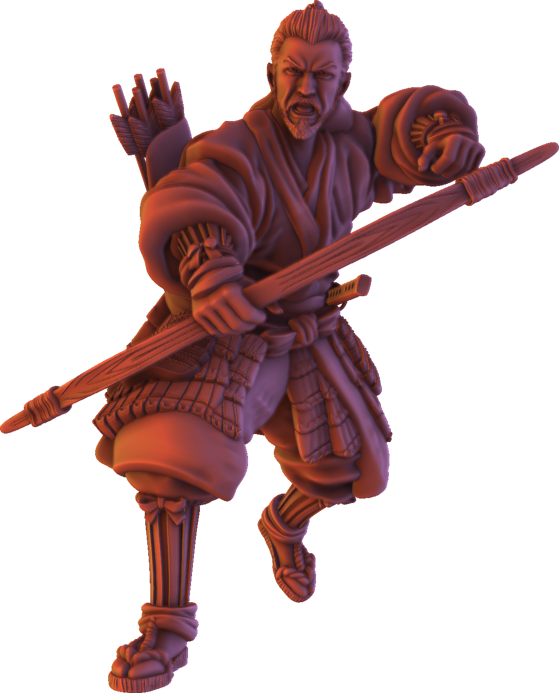 Forged Path - Tokugawa Bushido - Yumi - DnD/Pathfinder/TTRPG Figure