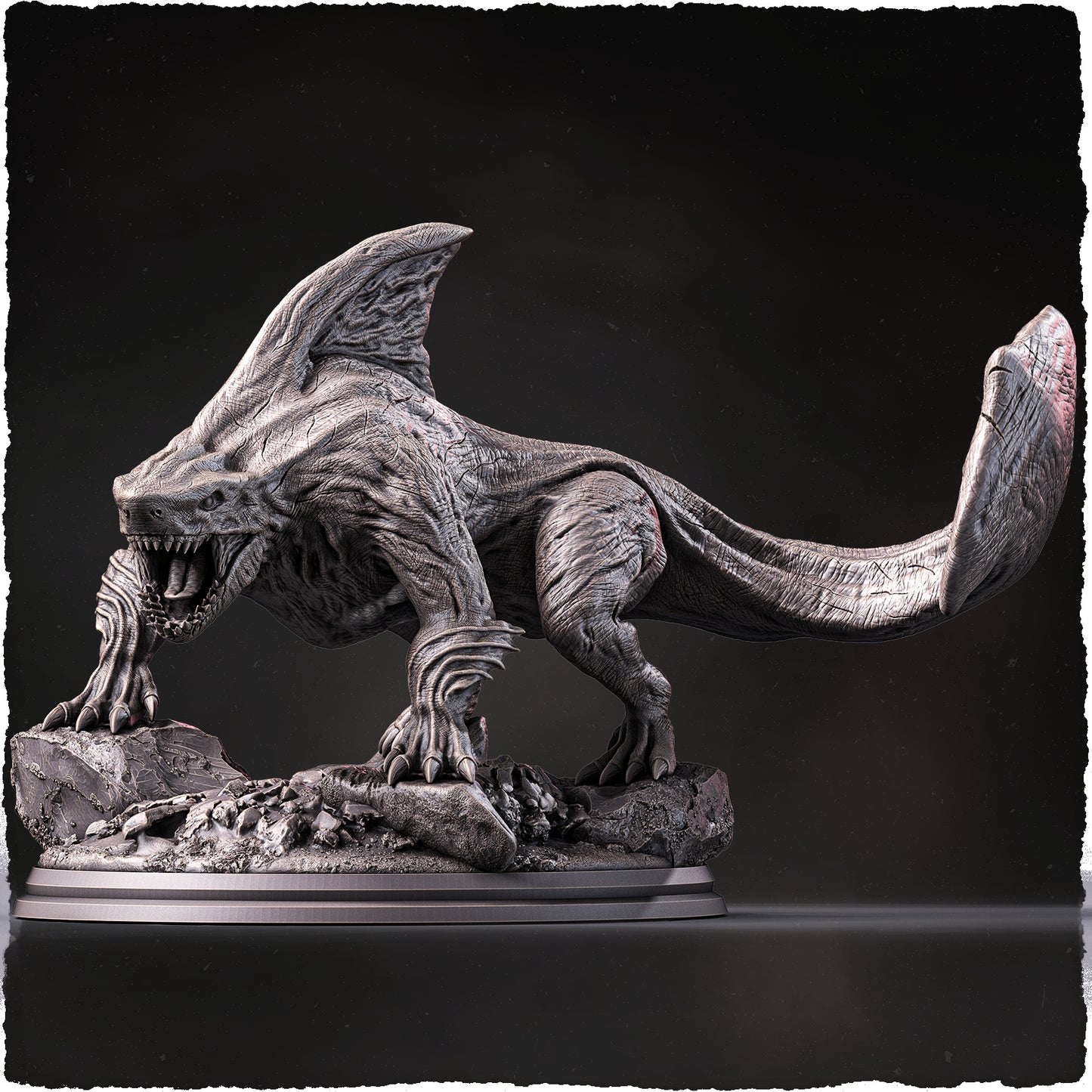 Evox Arts - Arcanterra #1 - Carcharopod Dragon - DnD/TTRPG Figure/Miniature