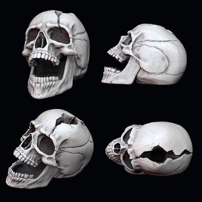 Safehold - Cracked Skull Dice Tower - DnD/TTRPG Figure/Miniature