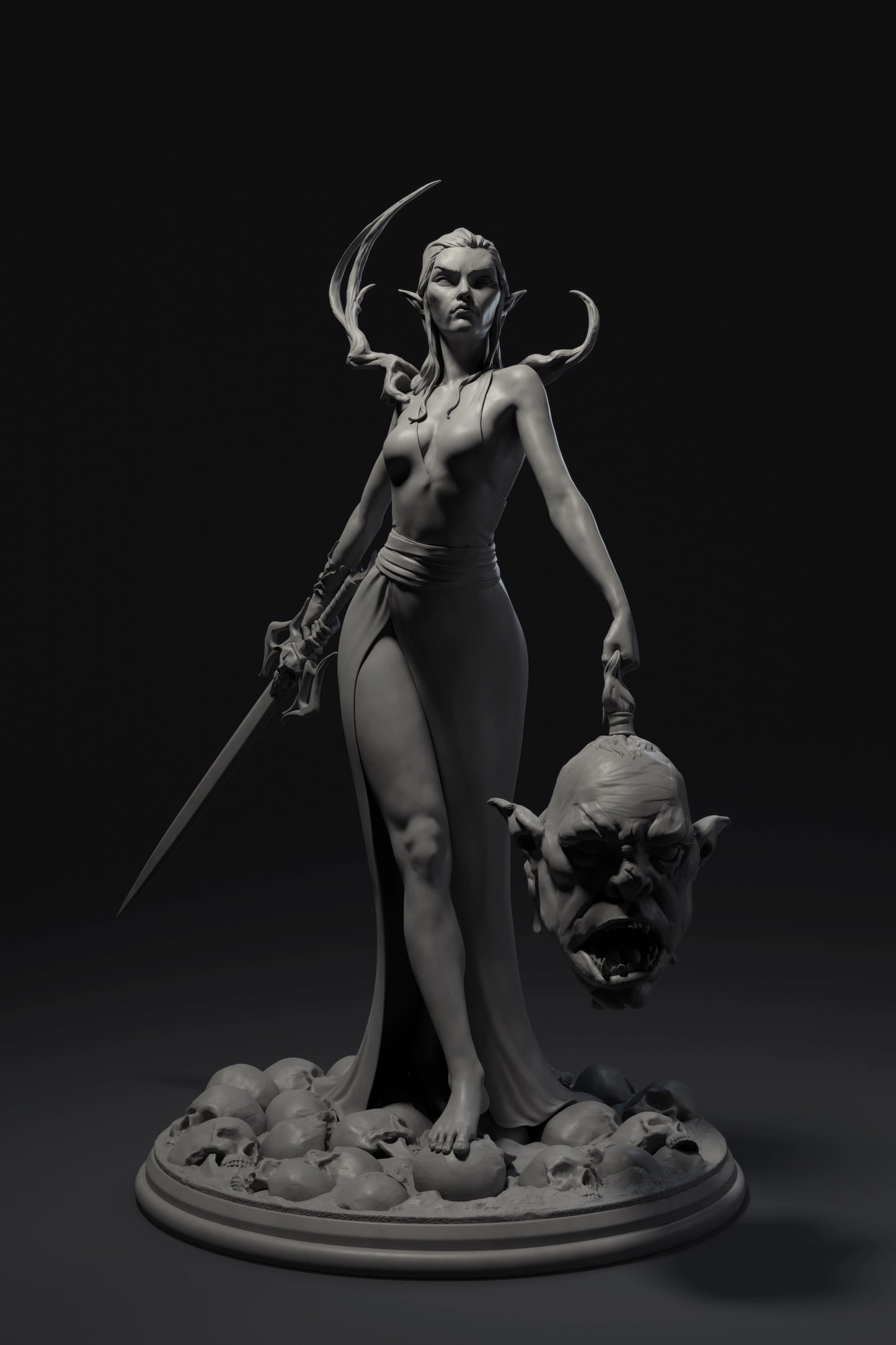 Arxila - Trophy Hunters - Zephyra - 75/120mm Pin Up/Figure/Model/Diorama