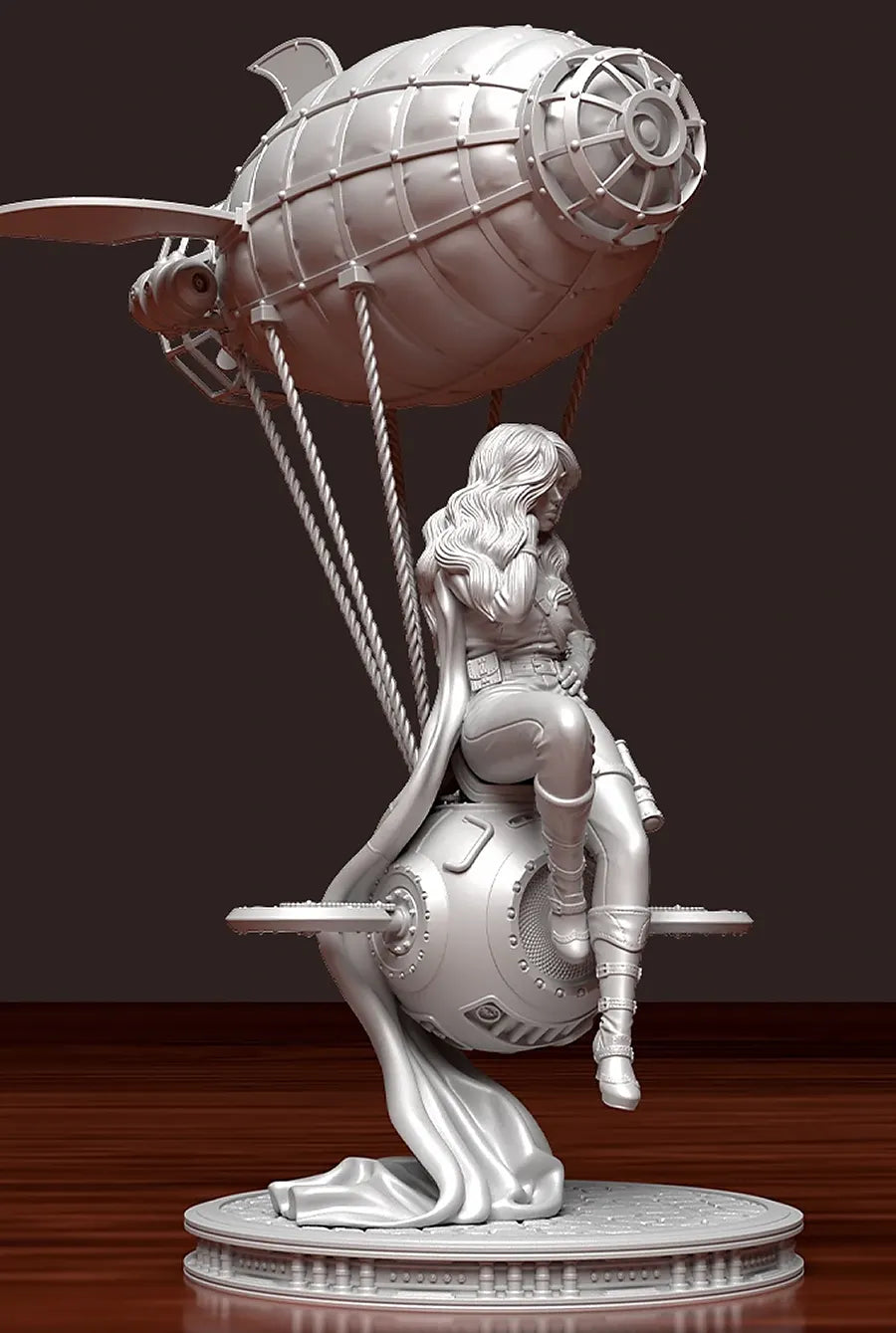 MiniArtCreations - Steampunk - Zeppelin Rider - 75mm Pin Up/Figure/Model/Diorama