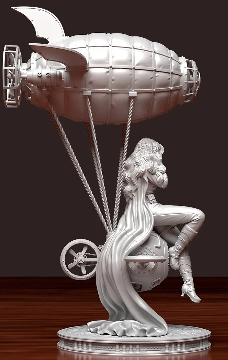 MiniArtCreations - Steampunk - Zeppelin Rider - 75mm Pin Up/Figure/Model/Diorama