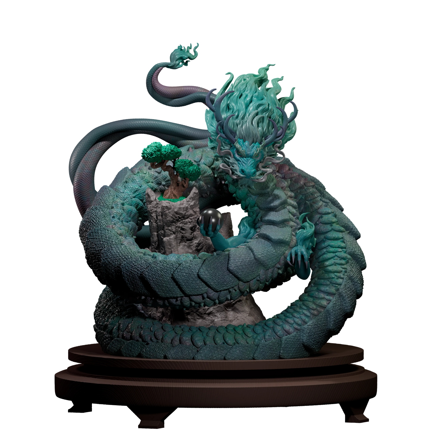 Calamity Figures - Wyrm Slayers - Zhulong Dragon - 75mm Pin Up/Figure/Model/Diorama