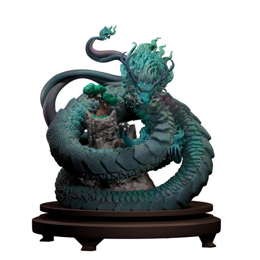 Calamity Figures - Wyrm Slayers - Zhulong Dragon - 75mm Pin Up/Figure/Model/Diorama