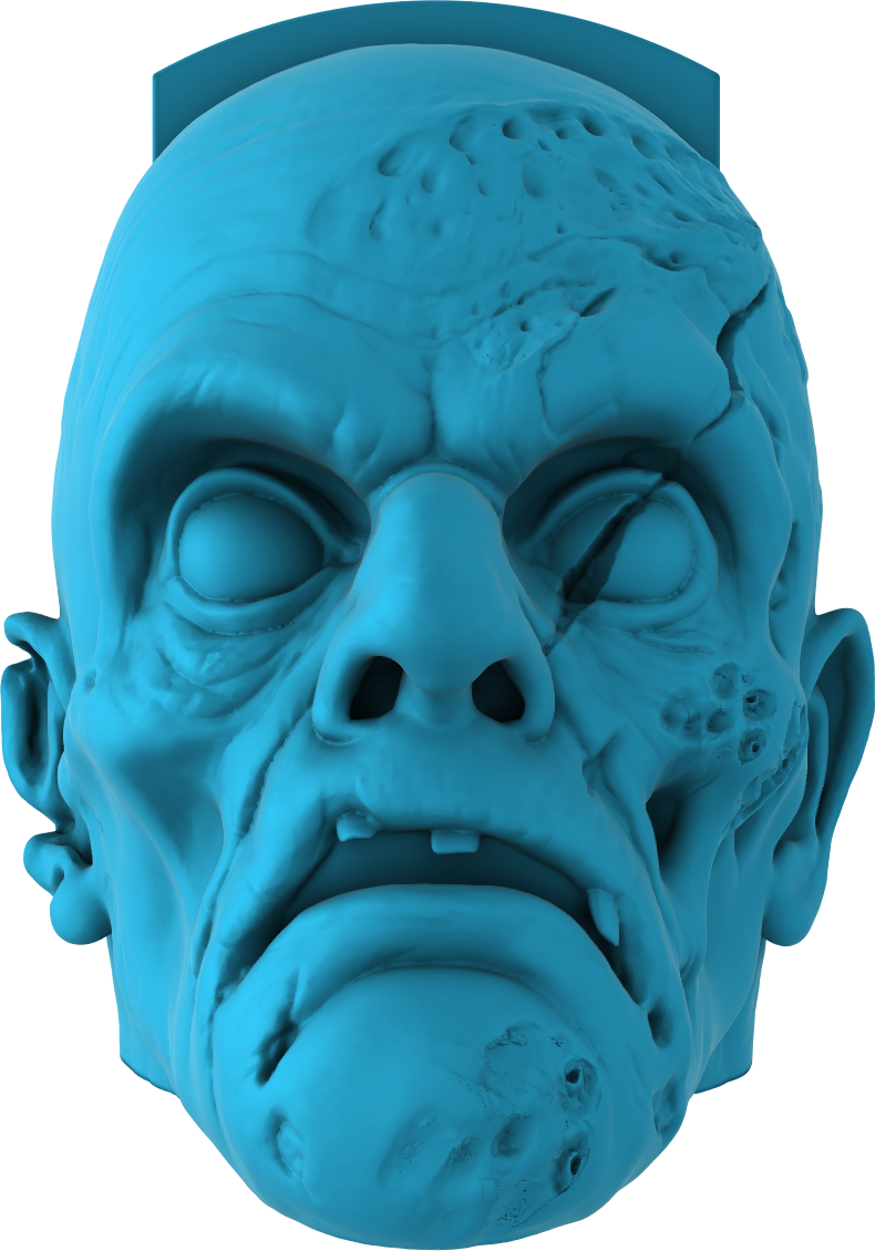Digital Creative Works - Skull Headphone/Controller Mount - Zombie - Prop/Decoration