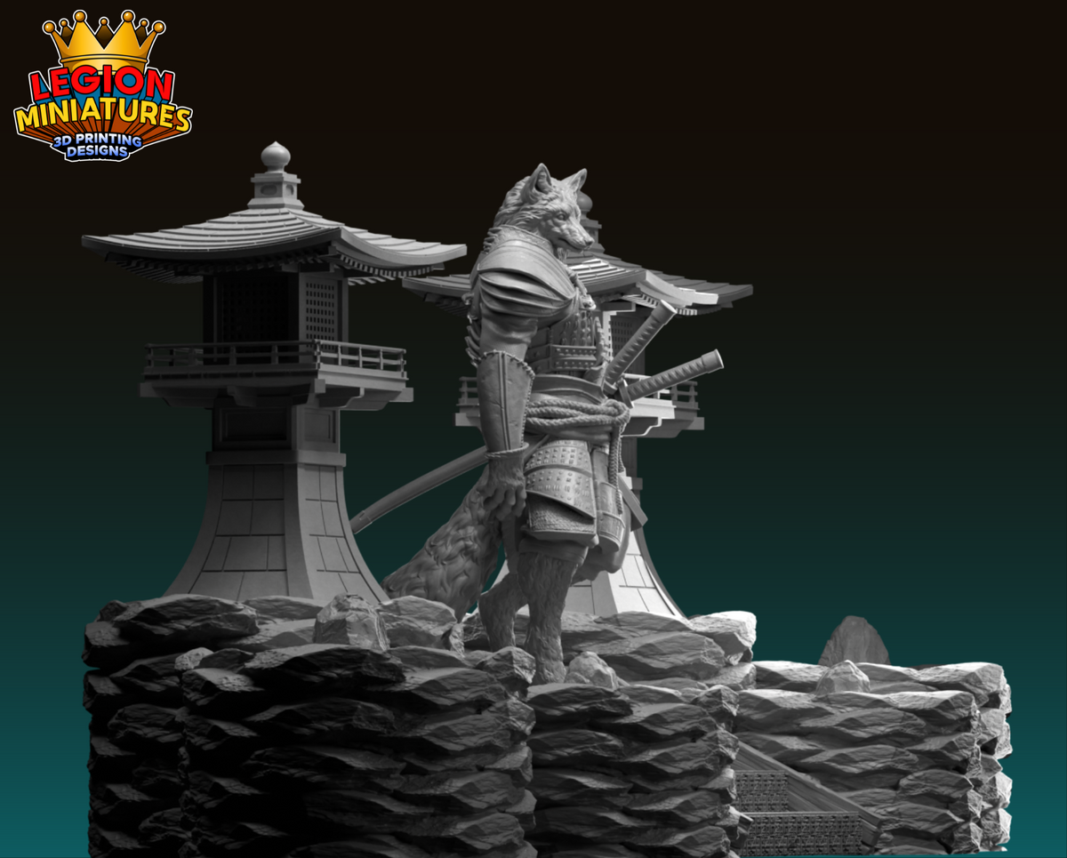 Lucia Sanchez - Animal Warriors - Kazemasu - 75mm Pin Up/Figure/Model/Diorama