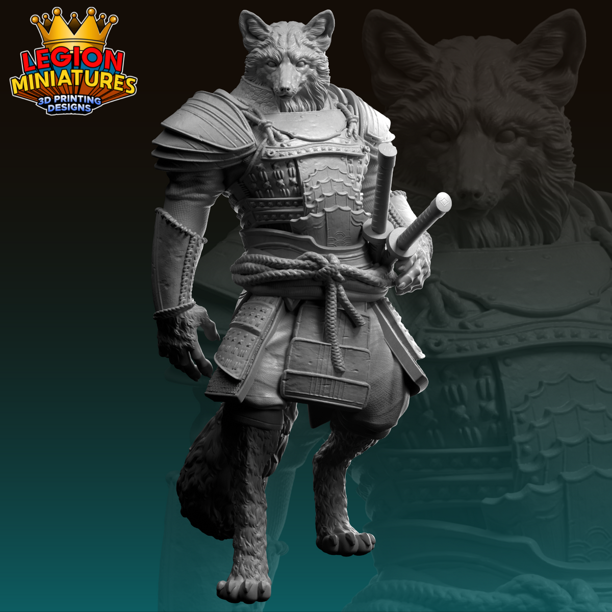 Lucia Sanchez - Animal Warriors - Kazemasu - 75mm Pin Up/Figure/Model/Diorama