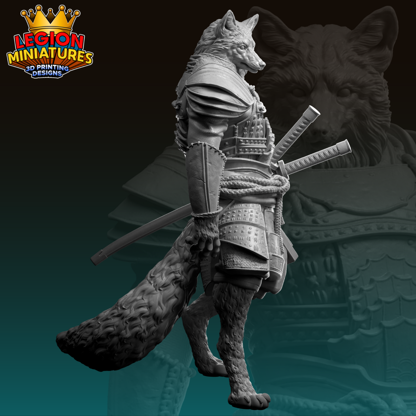 Lucia Sanchez - Animal Warriors - Kazemasu - 75mm Pin Up/Figure/Model/Diorama